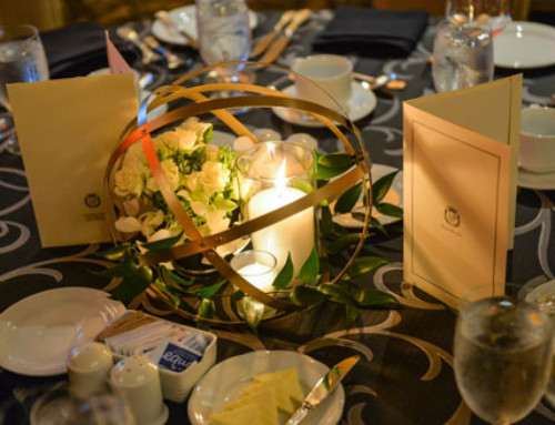 Custom Gold Sphere Decor